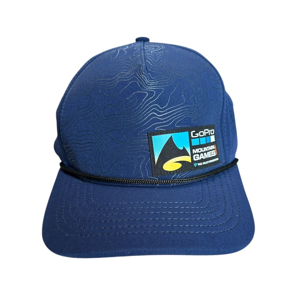 GoPro Mountain Games Hat Cap Vail Rope Blue Strap Back Camp Hike YoColorado